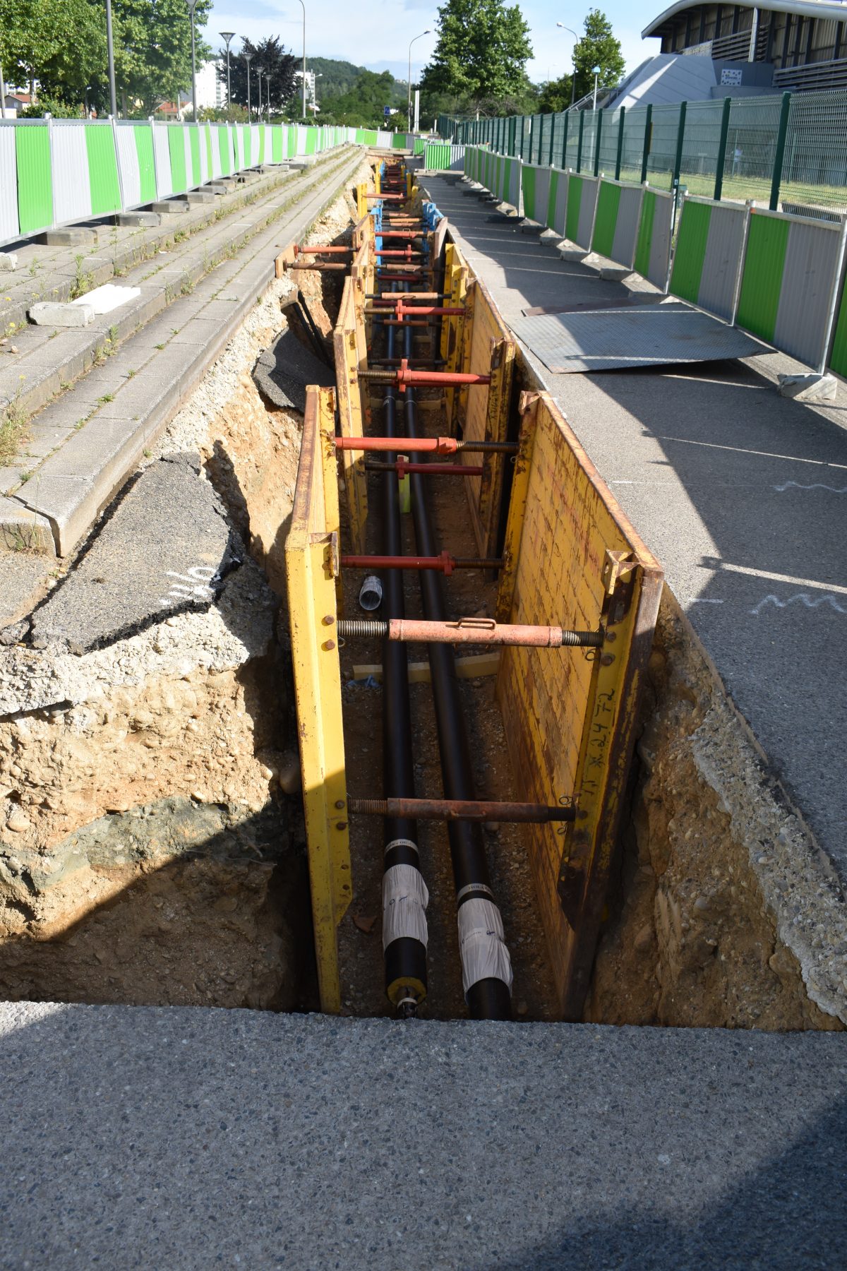 Réseau de chauffage urbain