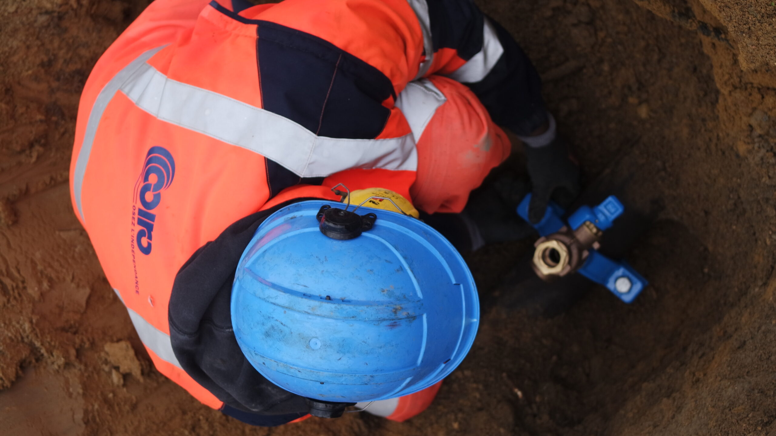 construction de réseaux d'eau potable