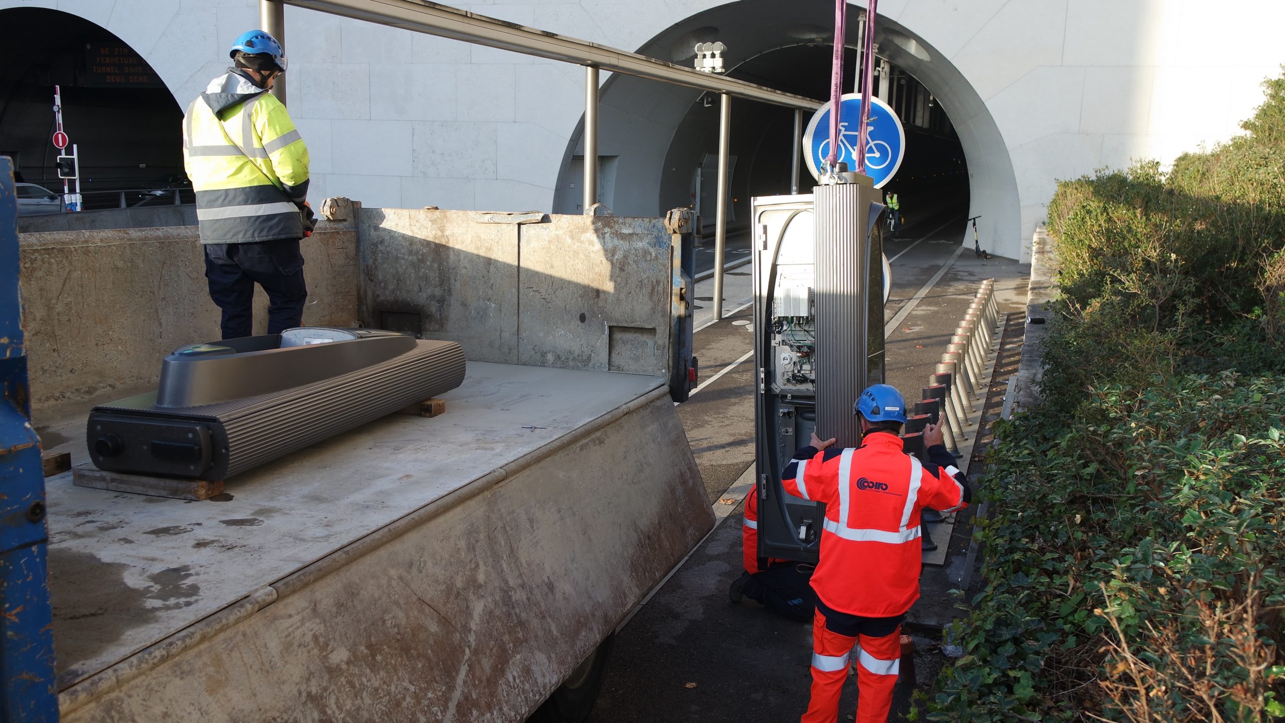 installation de bornes Velo’v sur Lyon