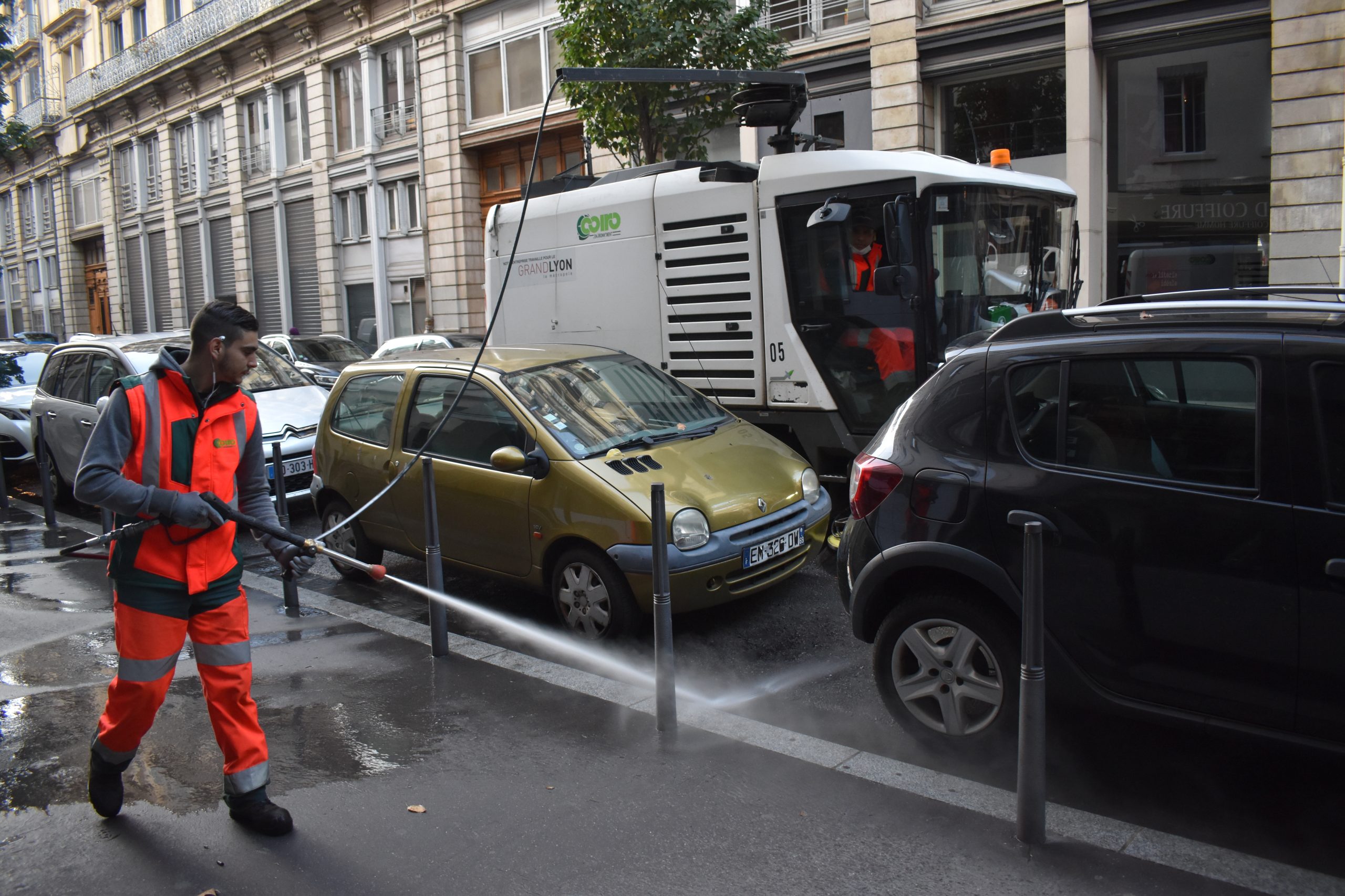 propreté urbaine dans le Grand Lyon