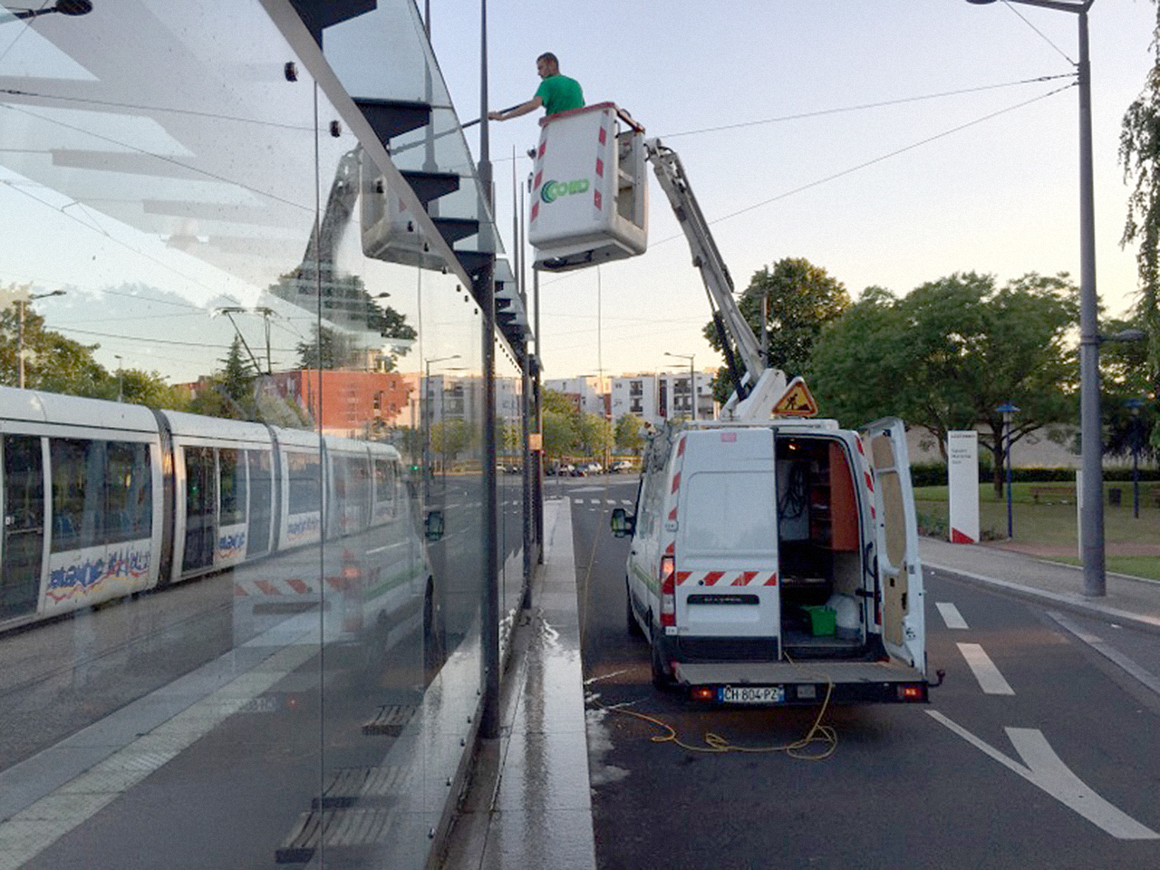 service et entretien station de tramway