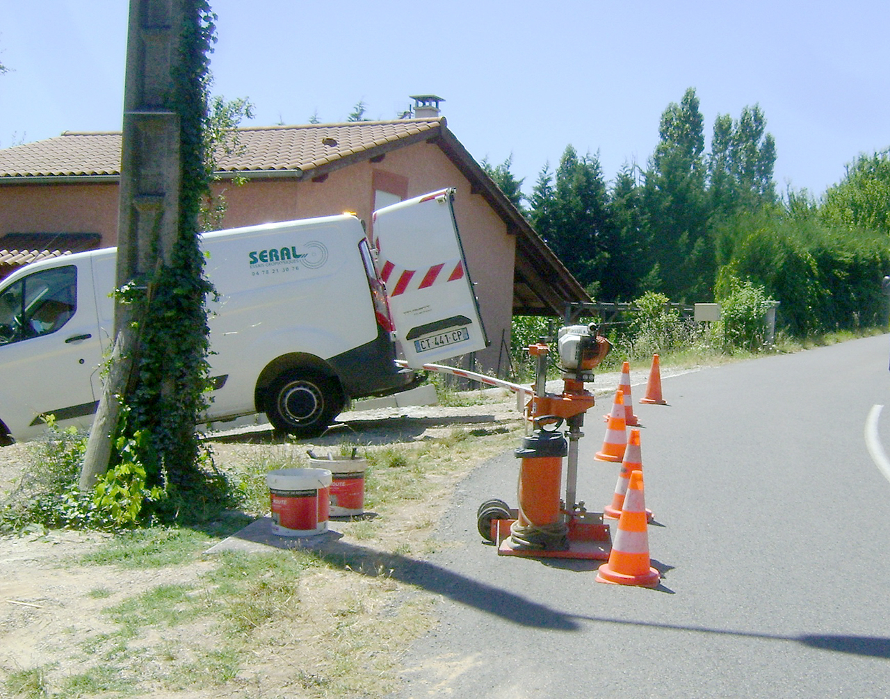 Diagnostic amiante et HAP sur enrobés routiers