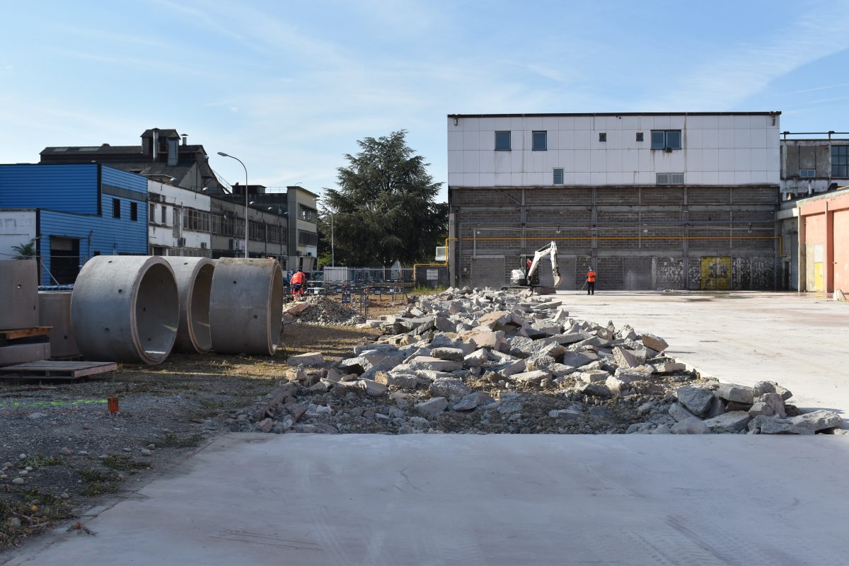 Parking et espaces verts