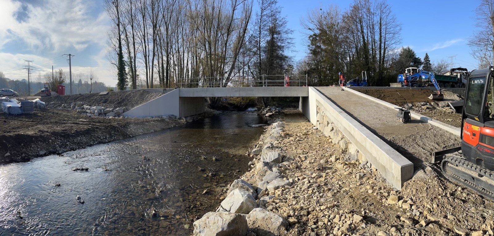 Construction d'un pont